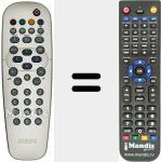 Replacement remote control for REMCON499