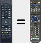 Replacement remote control for RC4878 (30096762)