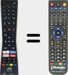 Replacement remote control for RM-C3337 (30102234)