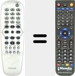 Replacement remote control for RC19133005/01H (313922889711)