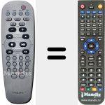 Replacement remote control for 994000001378