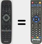 Replacement remote control for YKF308001 (996590000449)
