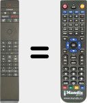 Replacement remote control for 398GM10BEPHN0020SY (996592003729)