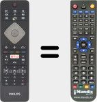 Replacement remote control for YKF400-002 (996596000116)