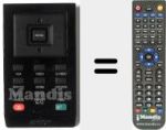 Replacement remote control for VZ.JBU00.001