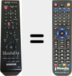 Replacement remote control for AK5900052A