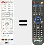 Replacement remote control for AKB73616414