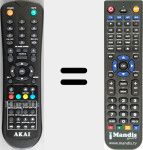 Replacement remote control for AKTV5022T Smart