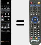 Replacement remote control for RC-T78L
