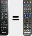 Replacement remote control for TM86 (BN59-00609A)