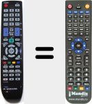 Replacement remote control for BN59-00940A