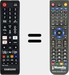Replacement remote control for BN59-01315B