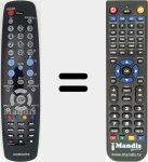 Replacement remote control for BN59-00685A