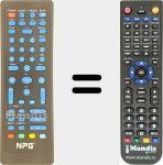 Replacement remote control for BS-N2020-DT