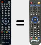 Replacement remote control for BSV19185