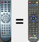 Replacement remote control for BSV3230