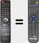 Replacement remote control for RC059