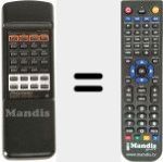 Replacement remote control for CU-A018 (AXD7187)