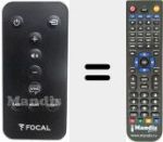 Replacement remote control for FOCAL001