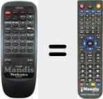 Replacement remote control for EUR644866