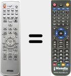 Replacement remote control for 1466986