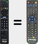 Replacement remote control for RM-ED049 (FX0079911)