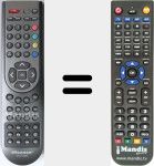 Replacement remote control for ER21609A (150984)