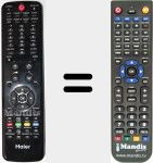 Replacement remote control for HTRD06A (0118020370)