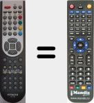 Replacement remote control for RC 1165 (20397295)