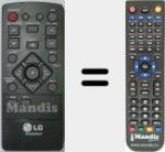 Replacement remote control for AKB36086220