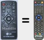 Replacement remote control for COV30849817