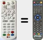 Replacement remote control for MKJ50025109