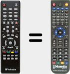 Replacement remote control for MEDIASTATION HD-DVR