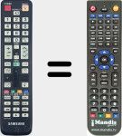 Replacement remote control for BN59-01039A (MI-BN5901039A)