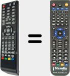 Replacement remote control for MINEO-21.5
