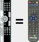 Replacement remote control for 40023399