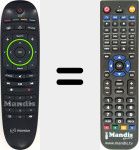 Replacement remote control for Movistar-2