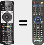 Replacement remote control for ODE 790 HD