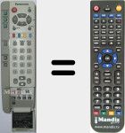 Replacement remote control for EUR511264