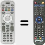 Replacement remote control for RC 1553801 / 01 (312814715821)