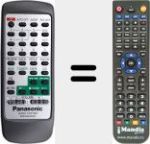 Replacement remote control for N2QAGB000006