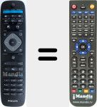 Replacement remote control for 996590021091