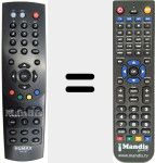 Replacement remote control for RM-101