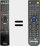 Replacement remote control for RM-ANP006 (148012711)