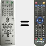 Replacement remote control for RM-SP400 (147770311)