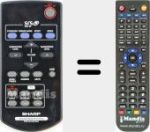 Replacement remote control for RRMCGA235AWSA