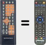 Replacement remote control for Juno (S901DVT)