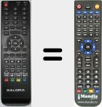 Replacement remote control for SAL004