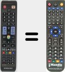 Replacement remote control for TM1250B (AA59-00638A)