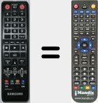 Replacement remote control for AK59-00148A